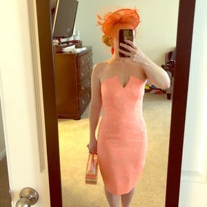 Yoana Barashi Coral dress